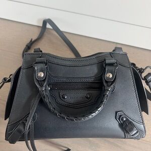 Balenciaga Black Mini Neo Classic City Tote